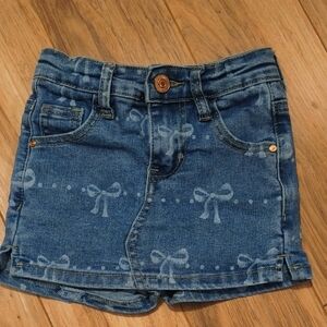 Girl's Jean Skorts